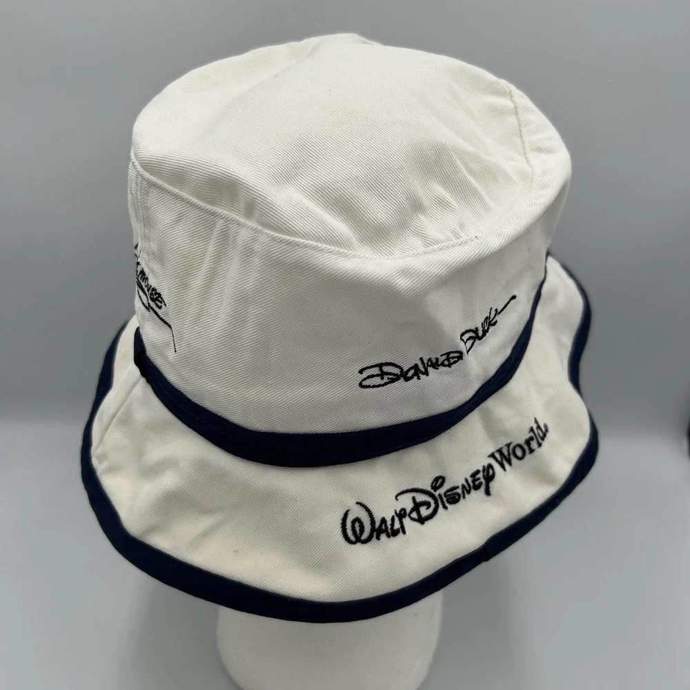 WALT DISNEY WORLD Bucket Hat Mickey Minnie‎ Pluto Goofy Donald Y2K
